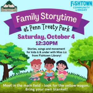 Family Storytime at Penn Treaty Park